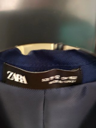 Traje de chaqueta ZARA azul Talla  11-12 años