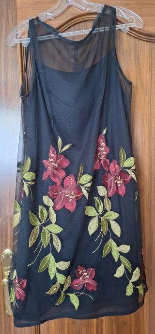 Vestido (2 en uno largo y corto) talla 48