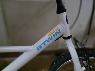 Bicicleta infantil Btwin blanca