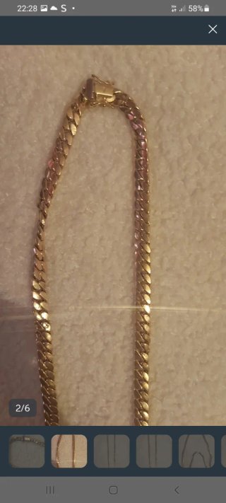 Collar de oro 18k