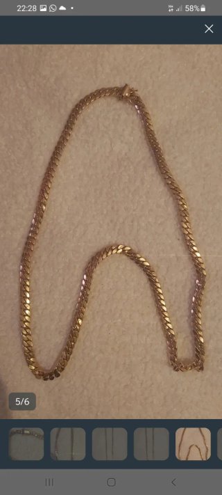 Collar de oro 18k