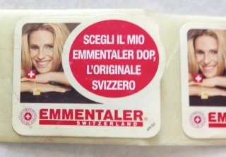 Portachiavi Emmentaler DOP + 2 adesivi