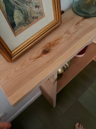 Consola aparador madera pino recibidor o pasillo