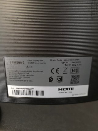 Monitor Curvo Samsung Roto