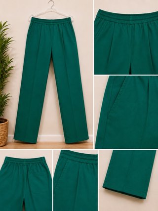 Pantalón de vestir verde talla 2,4 y 6