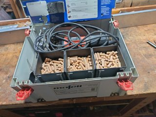 Tojinadora Mapfel con caja y accesorios