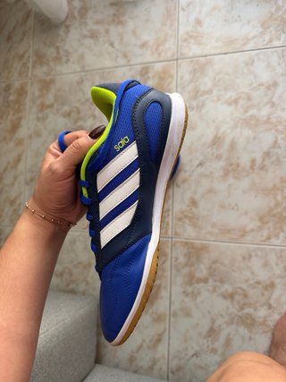Zapatillas Fútbol Sala Adidas Azul/Verde