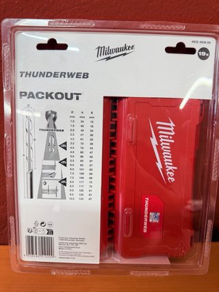Set Brocas Metal Milwaukee 19 Pzs HSS-G
