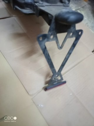 Porta matrícula corto Honda SH Scoopy 125-150.2007