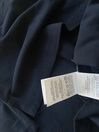 Polo Ralph Lauren Azul Talla L, Logo Rojo