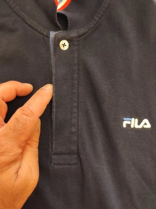 Polo Fila Azul Talla L