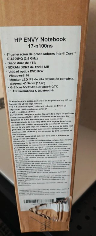Ordenador Portátil HP Envy Notebook 17n-100ns