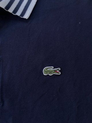 Polo Lacoste Azul Talla L