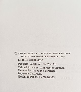 CÓDICES VISIGÓTICOS EN LA MONARQUÍA LEONESA 1983