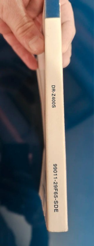 Manual de Propietario Suzuki DR-Z400S