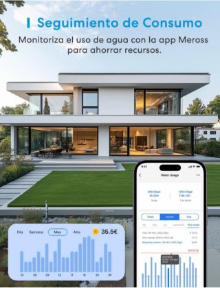 Meross MST100 Programador Riego WiFi + Hub MSH450