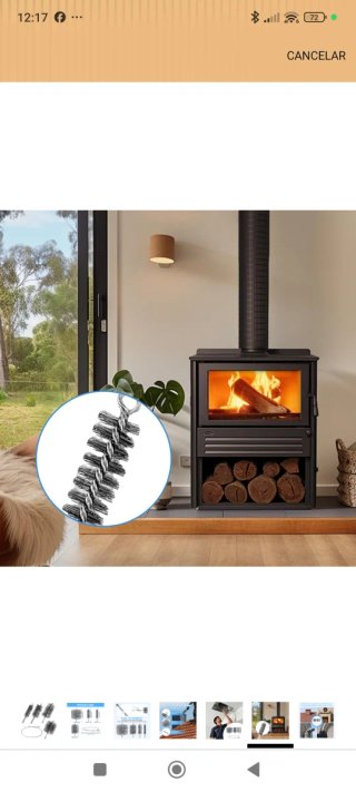 Kit Limpieza Chimenea Tubos Estufa