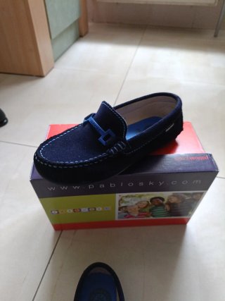 Zapatos Pablosky niño azul marino