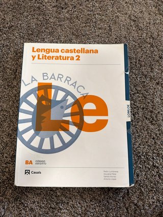 Lengua castellana y literatura 2, Le Bachillerato