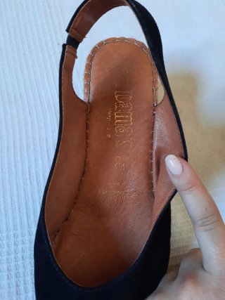 Espadrillas nere in corda