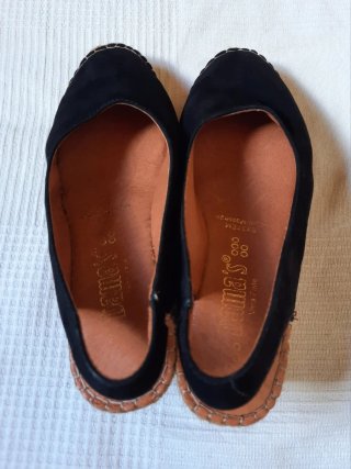 Espadrillas nere in corda