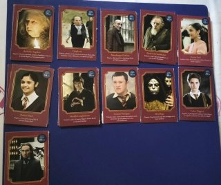 61 Cromos cartas tarjetas Harry Potter Carrefour