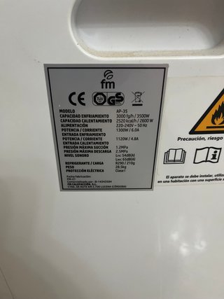Aire Acondicionado Portátil FM 3500 FRI