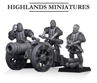 Grandes Cañones Imperio - Highlands Miniatures