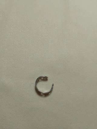 Anillo pie plata 925 ajustable