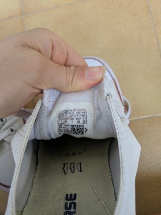 Zapatillas Converse All Star Blancas Talla 40