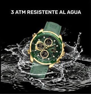 Reloj Naviforce Hombre Dorado y Verde