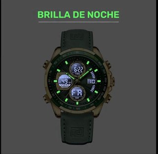 Reloj Naviforce Hombre Dorado y Verde