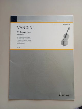 Partitura VANDINI 2 Sonatas Cello