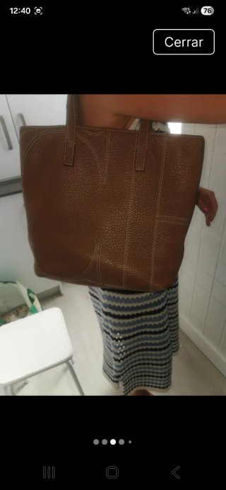 Bolso Carolina Herrera Marrón Piel