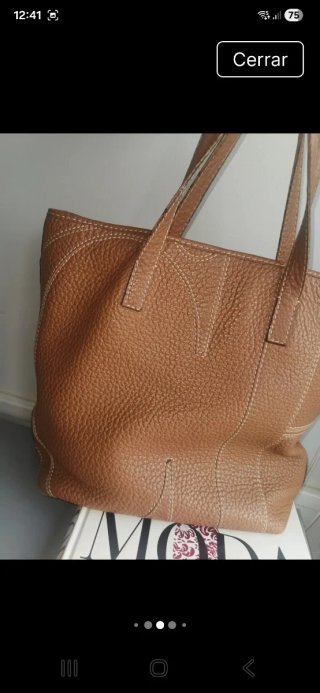 Bolso Carolina Herrera Marrón Piel