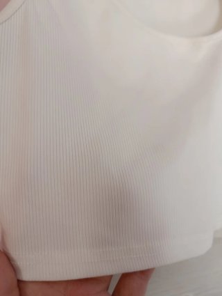 Conjunto Top Blanco y Pantalón Negro