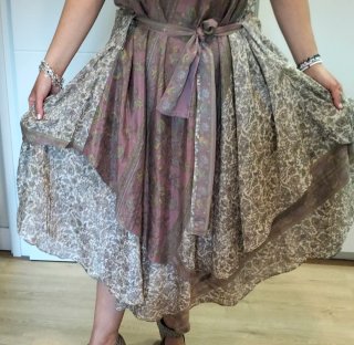 Vestido pañuelo talla única