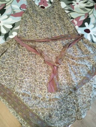 Vestido pañuelo talla única