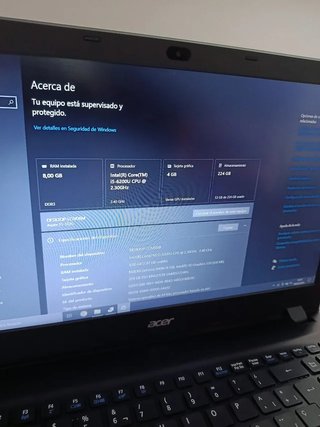 Portátil Acer Gaming i5 GTX