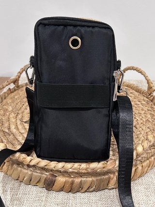 Bolso bandolera rectangular para móvil