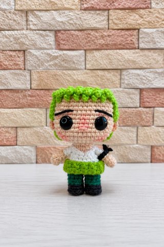 Amigurumi Zoro One Piece