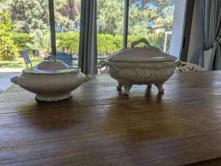 Juego Porcelana Deshoulieres Blanca