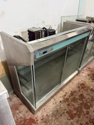 Nevera Expositor Refrigerada Acero Inox