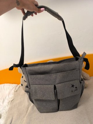 Bolsa Organizador Carro Bebé Jane Gris