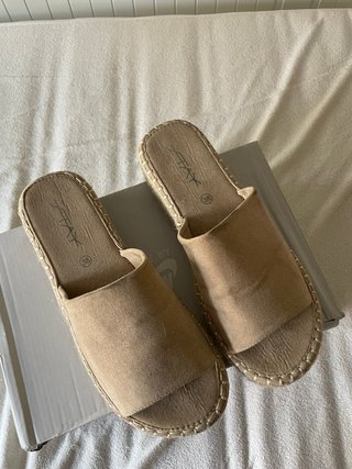 Sandalias Plataforma Beige/Marrón