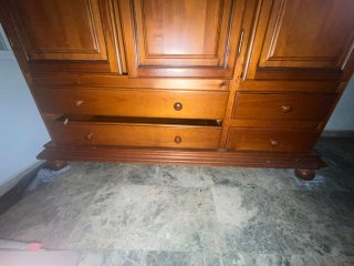 Armario madera 3 cuerpos vintage