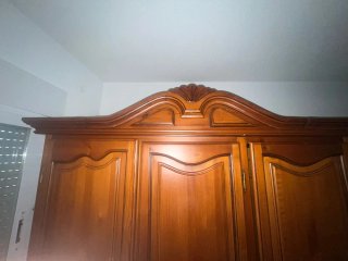 Armario madera 3 cuerpos vintage