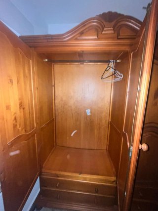 Armario madera 3 cuerpos vintage