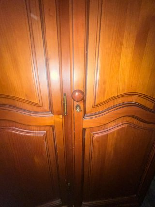 Armario madera 3 cuerpos vintage