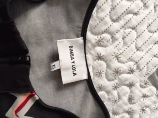 Blusa Bimba y Lola cremallera negra XS